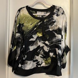 Chico’s Women’s Multicolored Blouse, Chico’s Size 2 (12-14)